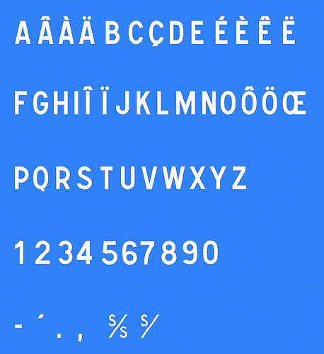 Traffic Sign Typefaces: France - Journal - Typography.Guru