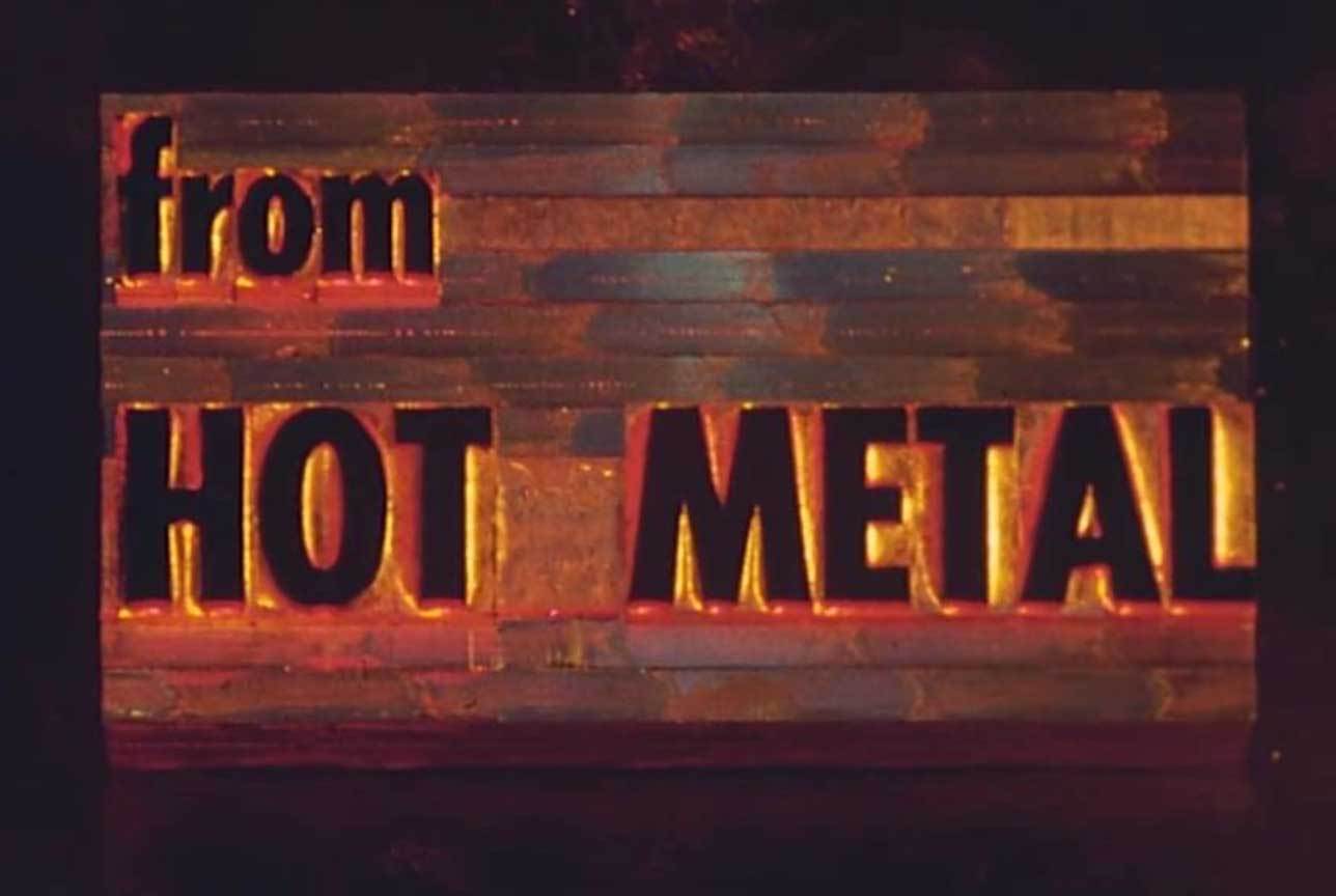 More information about "From Hot Metal to Cold Type"