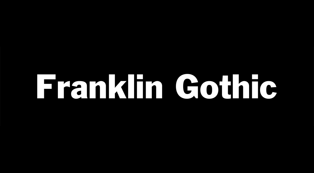 More information about "Franklin Gothic’s Alternatives"