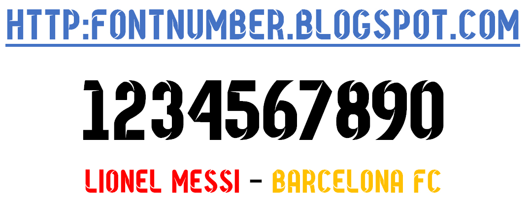 adidas jersey number font