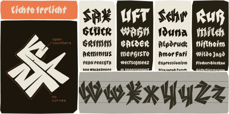 The Best Contemporary Blackletter Fonts 2021 🗄 Typographyfont