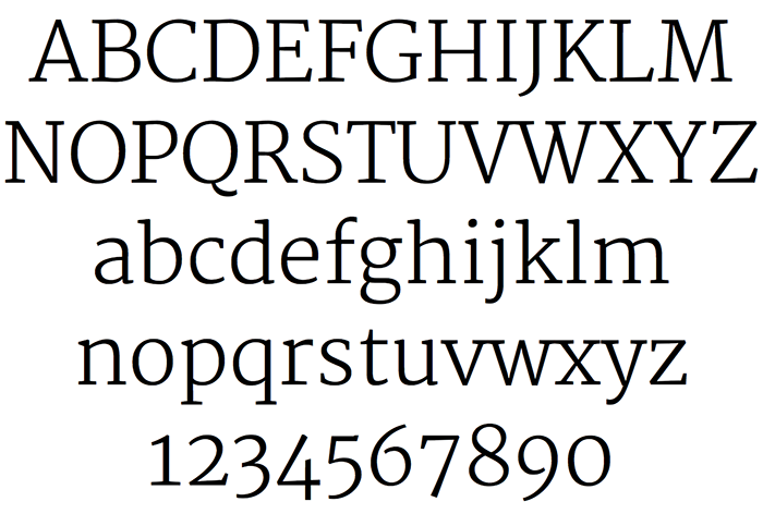 Merriweather - Font List entries - Typography.Guru