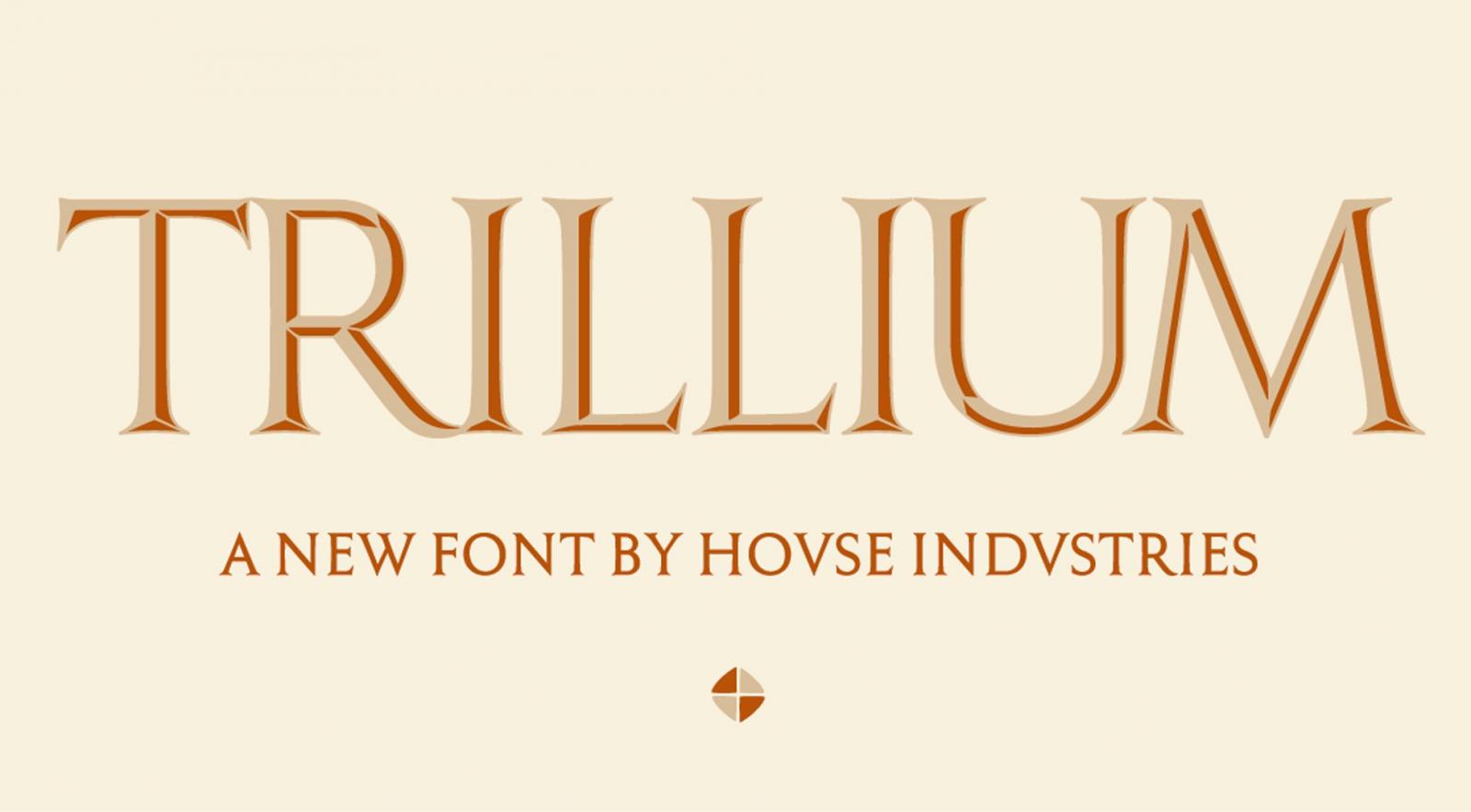 House Industries releases layer font Trillium.