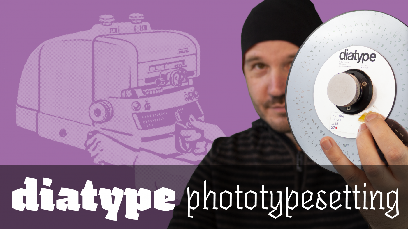 More information about "Phototypesetting with the Berthold ‹diatype›"