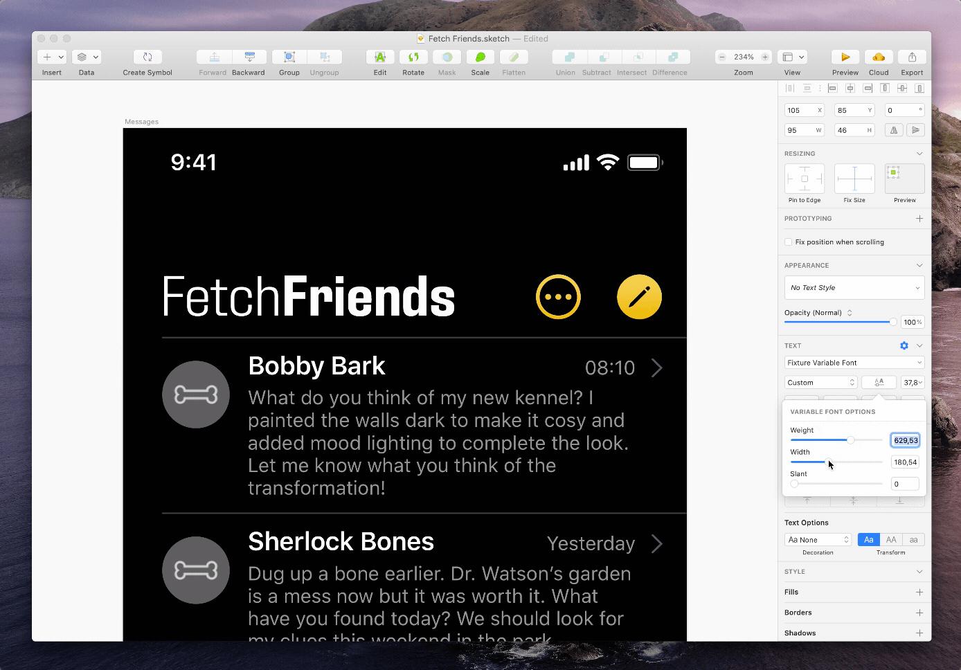 More information about "Sketch app now supports variable fonts"