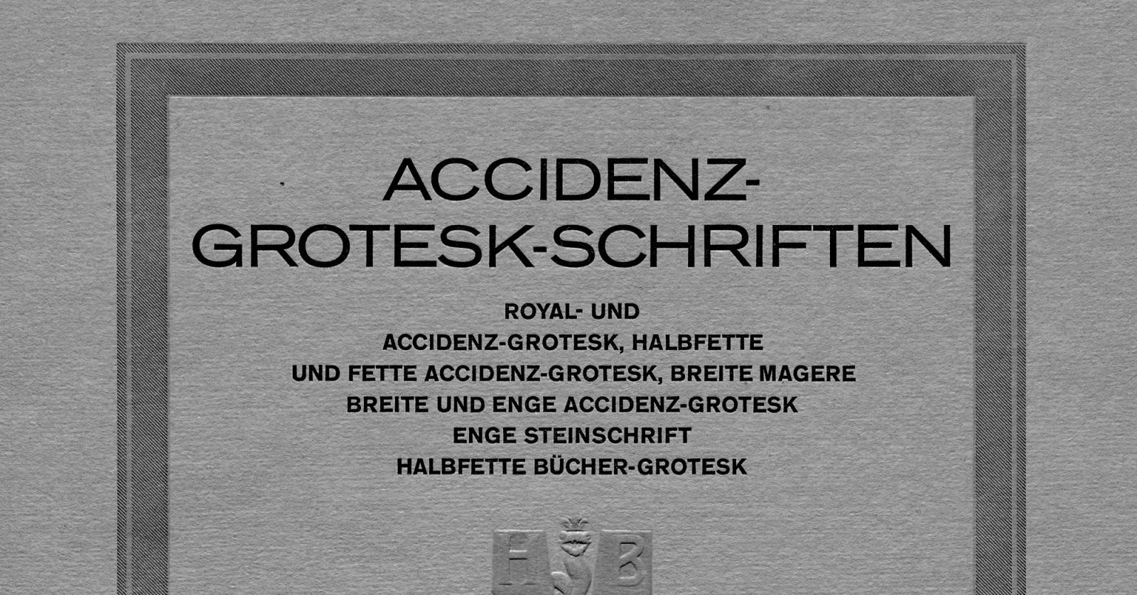 More information about "New details about the origins of Akzidenz-Grotesk"