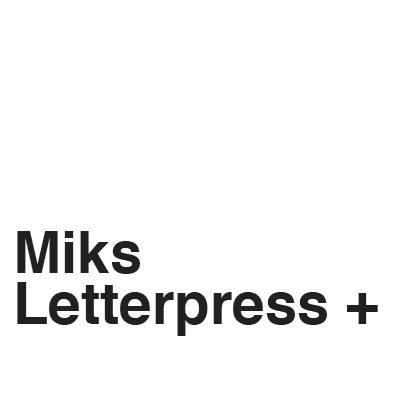More information about "Miks Letterpress +"