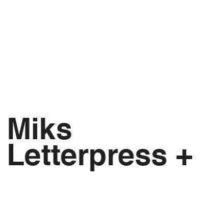 Miks Letterpress +