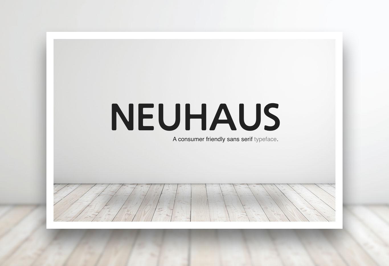 More information about "On Kickstarter: Neuhaus font"
