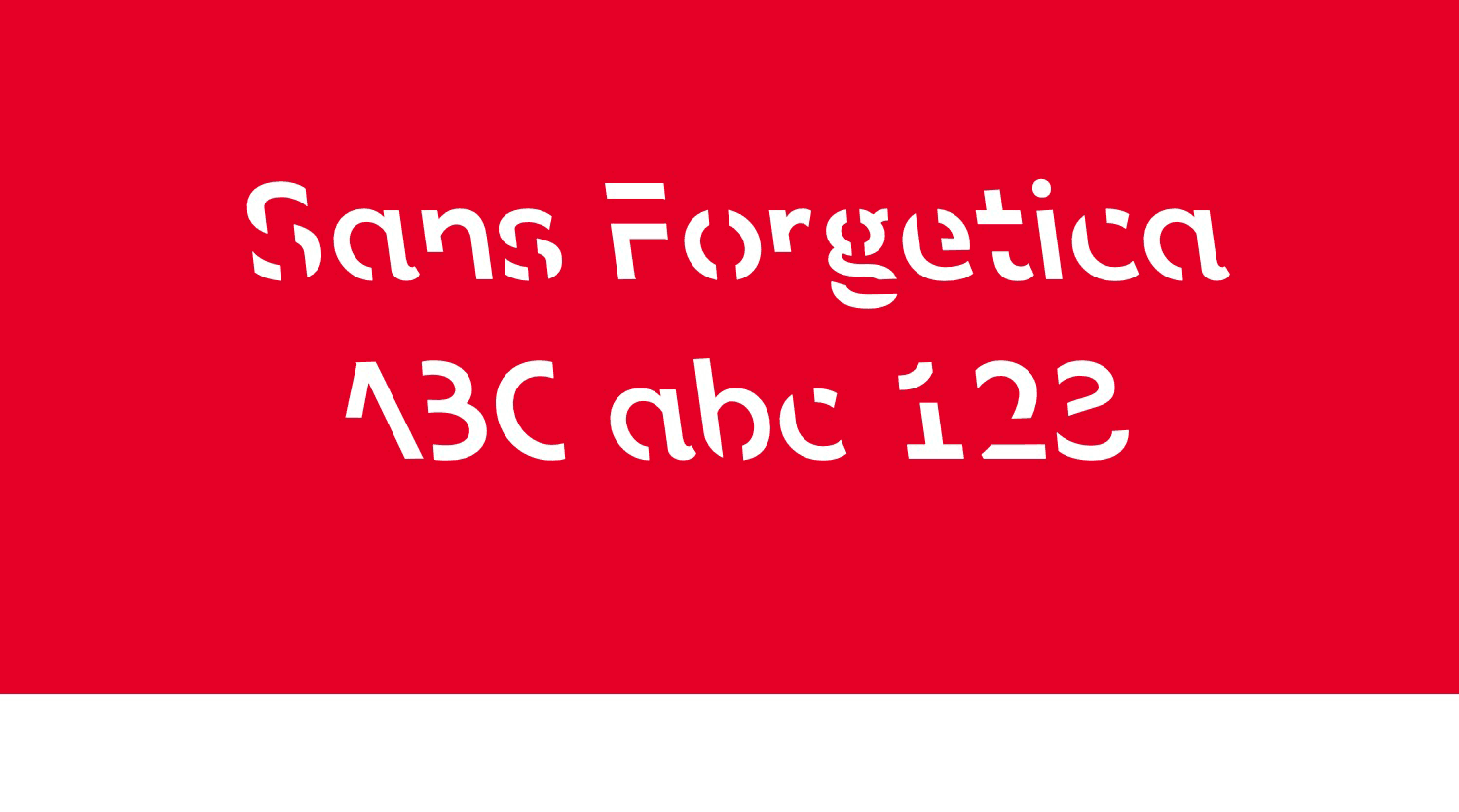 More information about "The Sans Forgetica font does not enhance memory, researchers report"