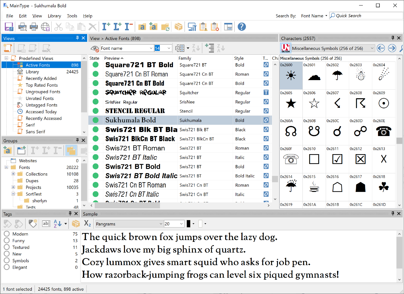 More information about "Windows font manager MainType 11 released"