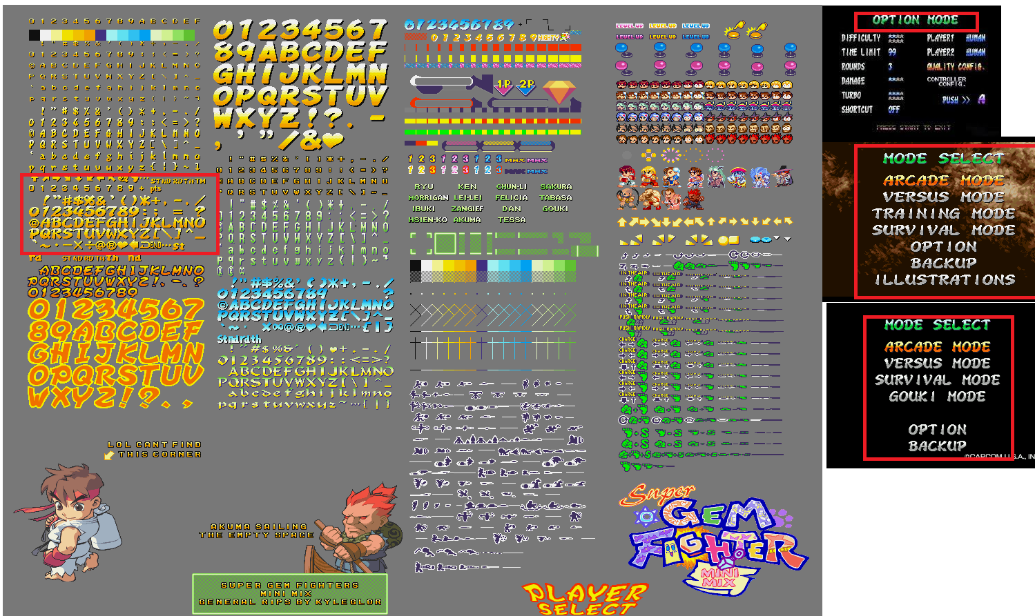 Arcade - Street Fighter Alpha / Zero - Ryu - The Spriters Resource