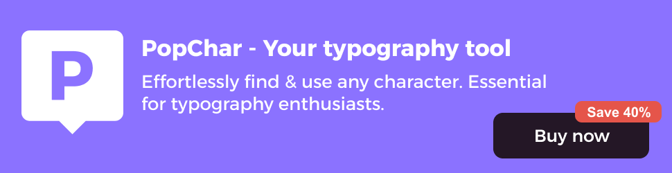 Your secret tool for flawless typography – Grab 40% off today!