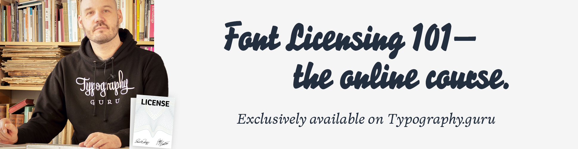 Learn all about font licensing in the Typography.guru Academy …